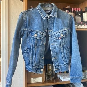 Lecole Des Femmes Classic denim jacket.
